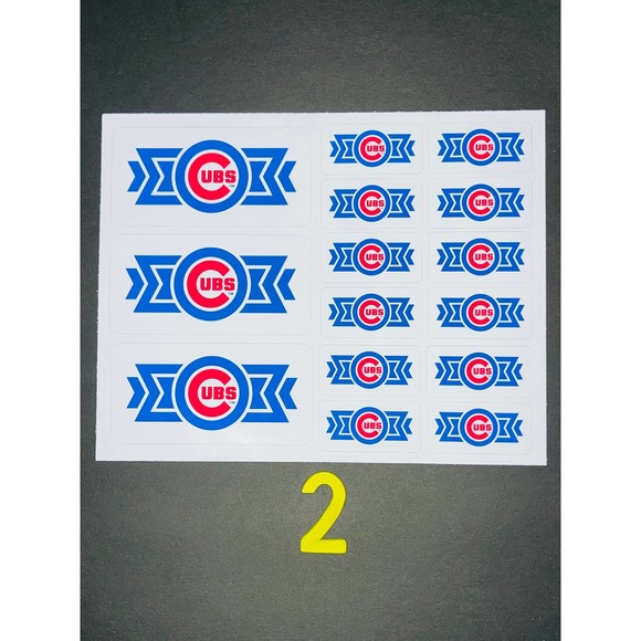CUBS BASEBALL HIGH QUALITY STICKERS SET BUNDLE - Picture 2 of 10